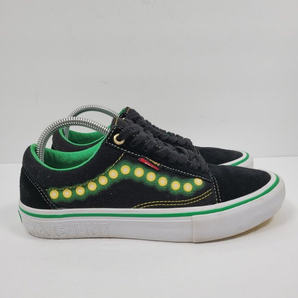 Vans Old Skool Pro Shake Junt Men's Suede Black Sneakers US Size 7.5 - Picture 1 of 8
